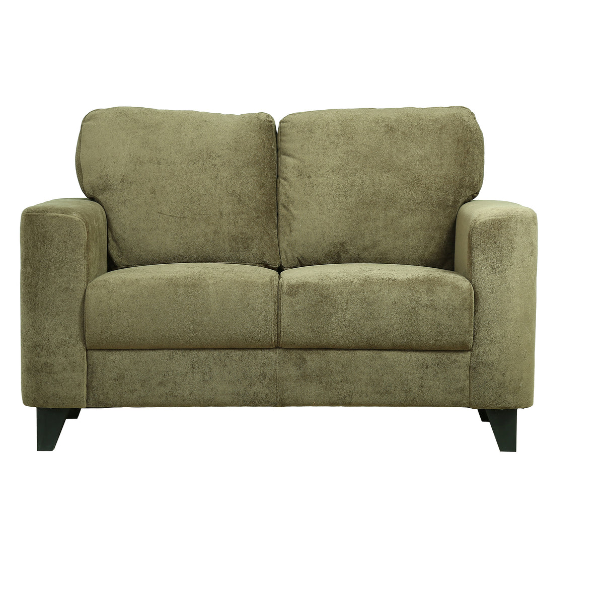 Hiro Olive Green Fabric 2 Seater Sofa by Zodiya