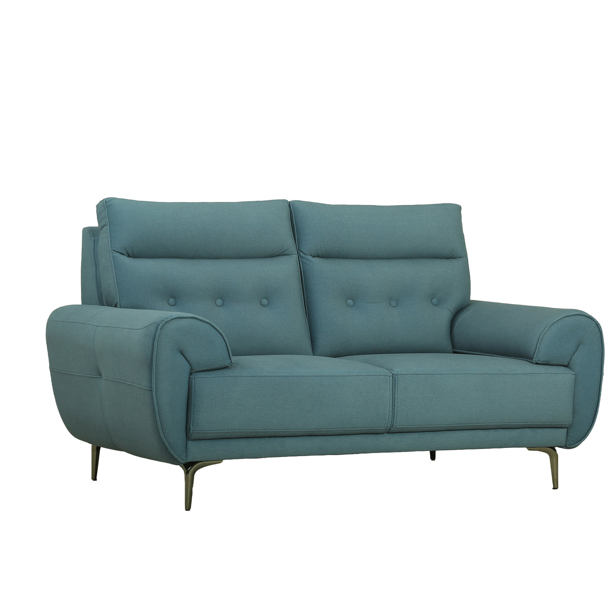 Sierra Teal Fabric 2 Seater Sofa by Zodiya