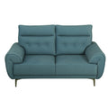 Sierra Teal Fabric 2 Seater Sofa by Zodiya