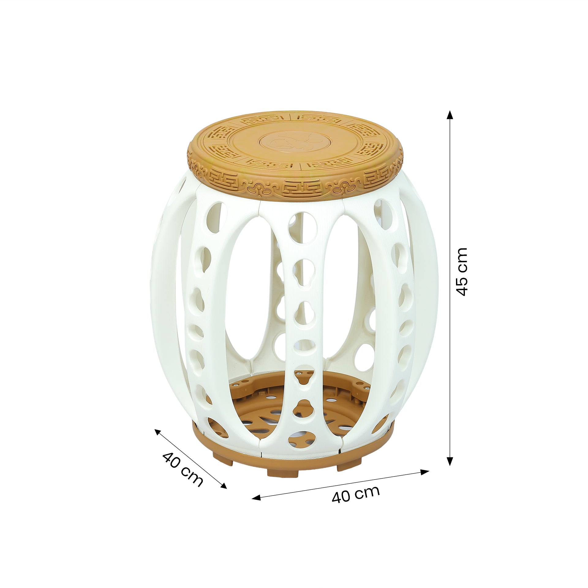 ZDY-Foldable Stool - YELLOW -WF049551-"19709-2