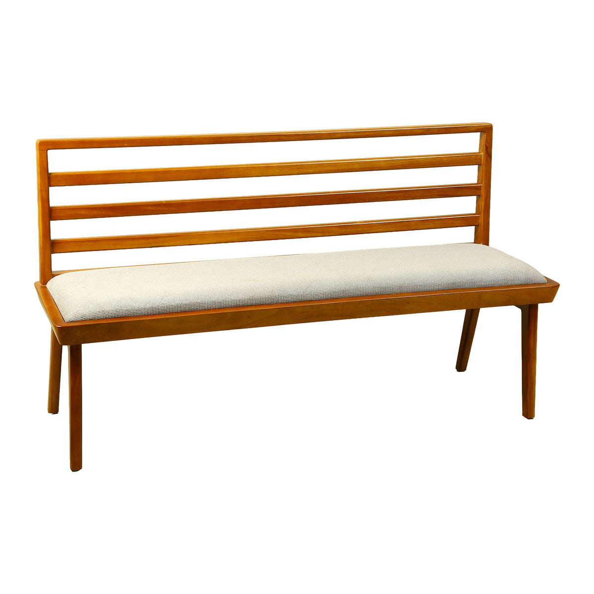 Wooden Bench with Cushion by Zodiya