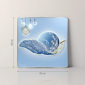 Blue leaf Picture Frame by Zodiya