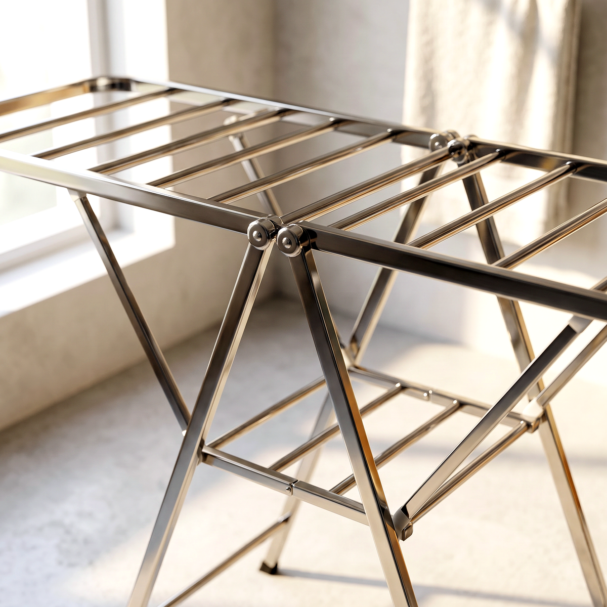 Steel Cloth Dryer Stand by Zodiya
