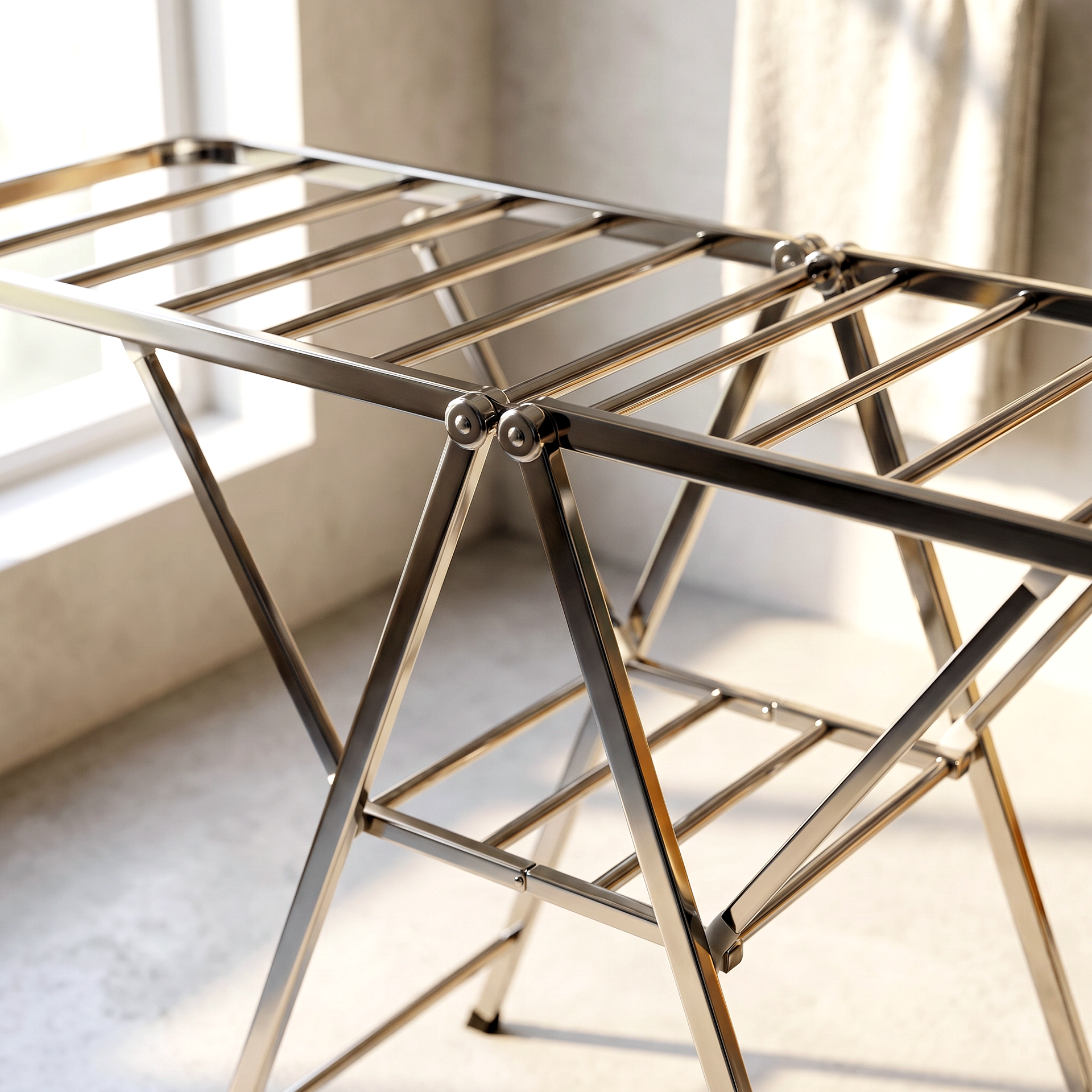 Steel Cloth Dryer Stand by Zodiya