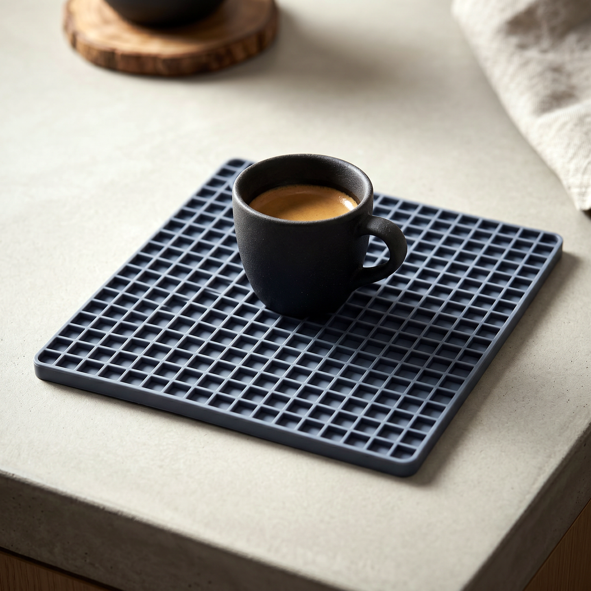 Square Silicon Trivet by Zodiya