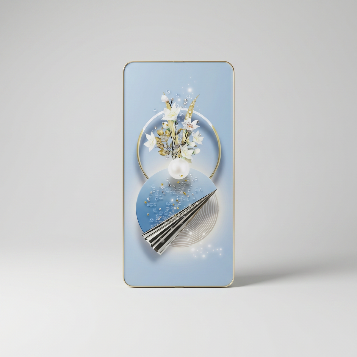 Shining Flowers Wall Frame by Zodiya