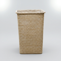 Tan Square Fabric Laundry Basket by Zodiya