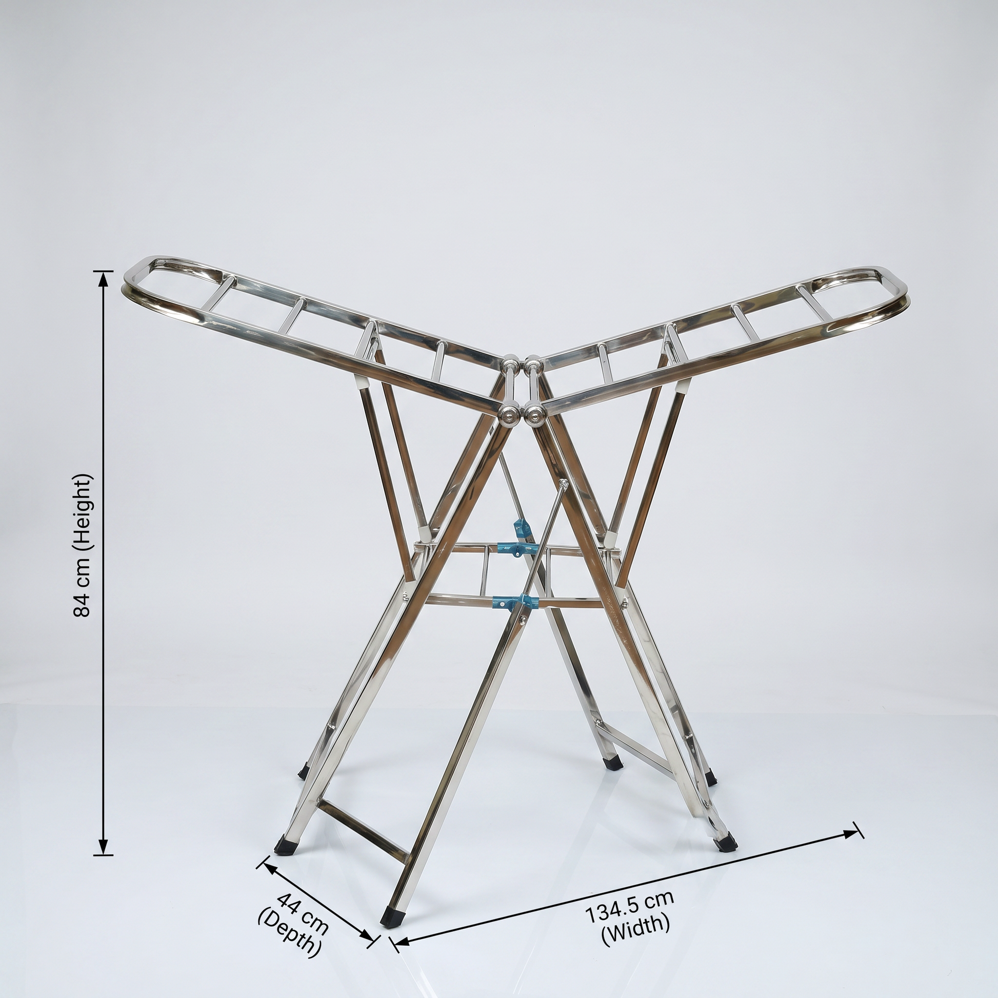 Foldable Metal Cloth Dryer Stand by Zodiya-2