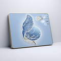 Blue leaf Picture Frame by Zodiya