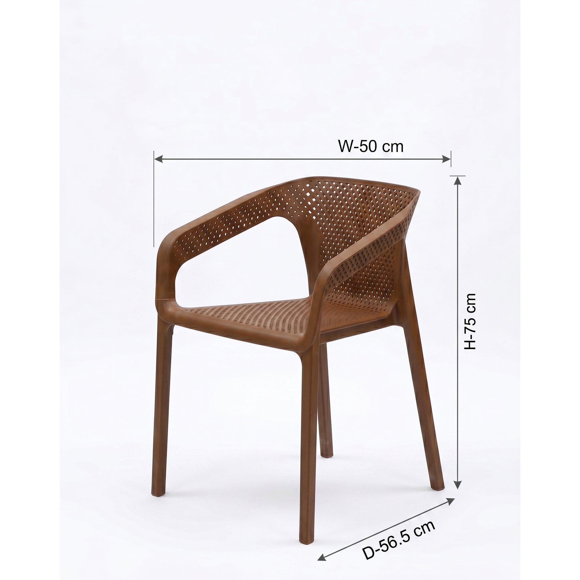 ZDY-Cube Brown Chair-19866