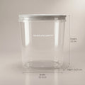 Grain Storage Container Box with Grey Lid by Zodiya