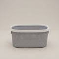 Grey Multi Purpose Organiser Basket By Zodiya