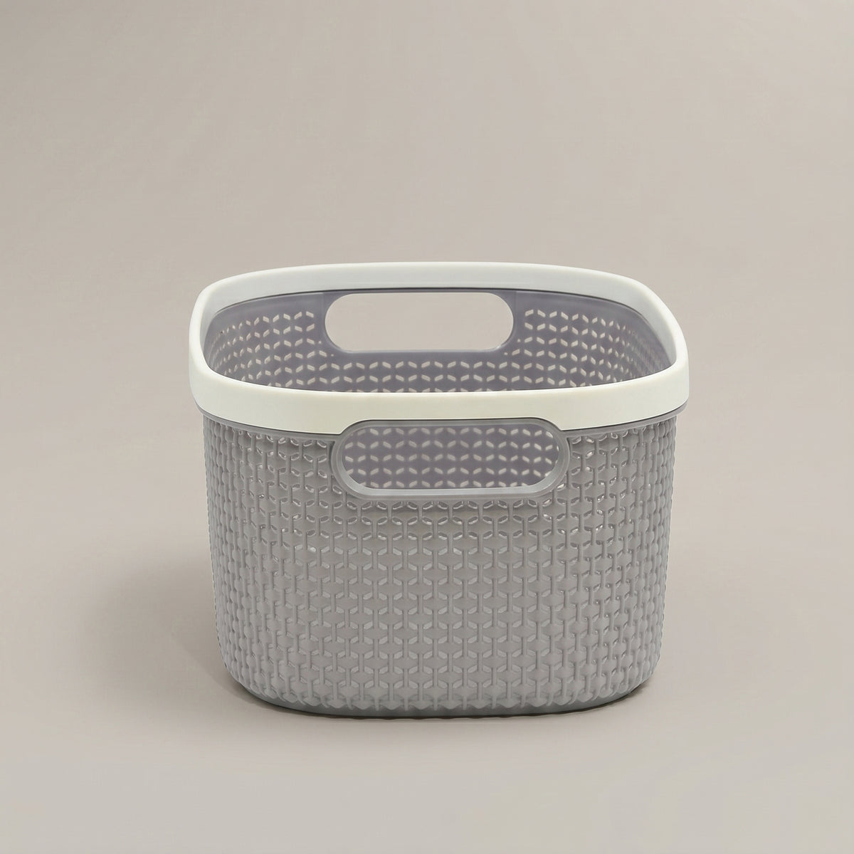 Grey Multi Purpose Organiser Basket By Zodiya