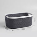 Black Multipurpose Organiser Basket By Zodiya