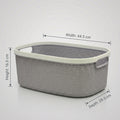 Grey Multi Purpose Organiser Basket  By Zodiya