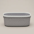 Grey Multi Purpose Organiser Basket  By Zodiya