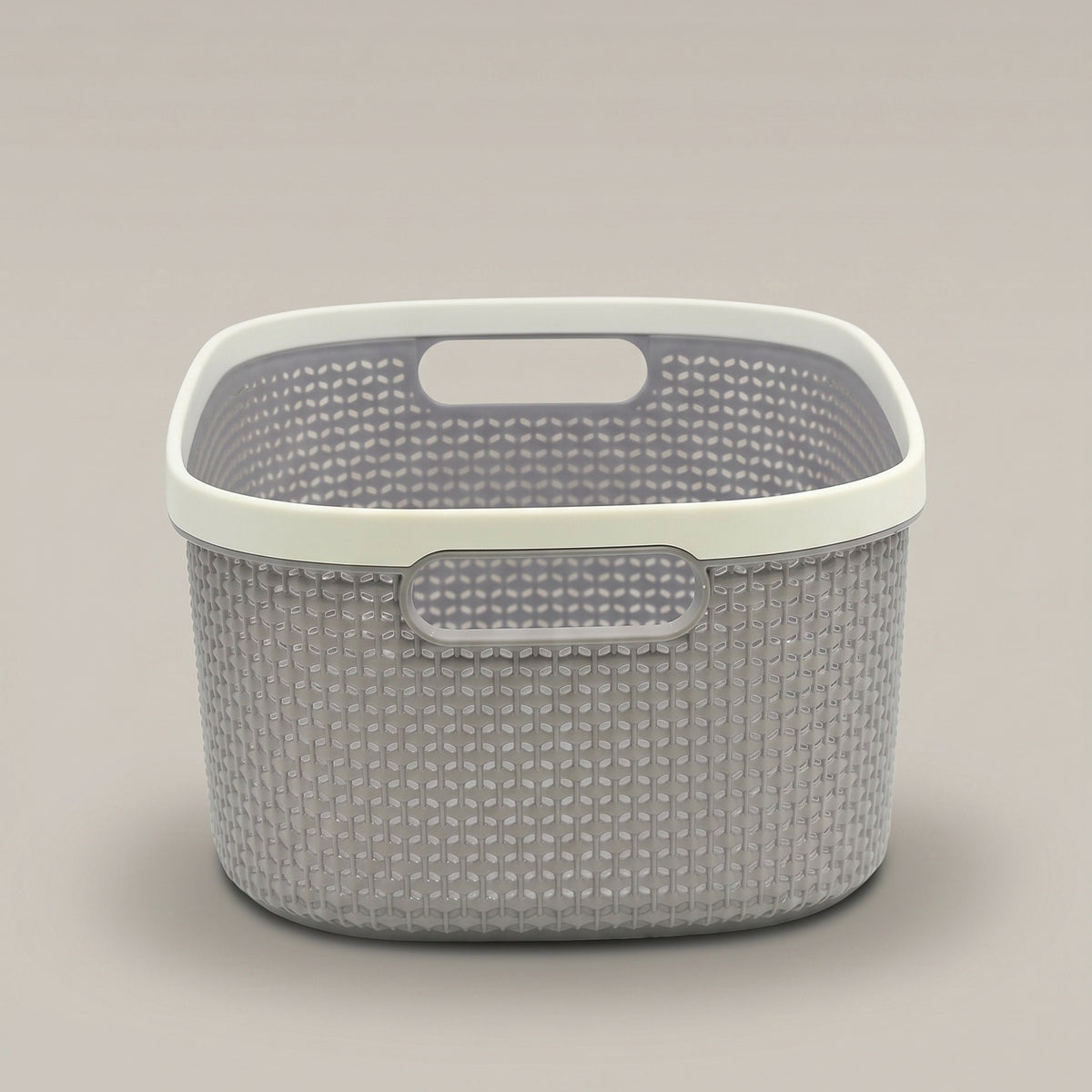 Grey Multi Purpose Organiser Basket  By Zodiya