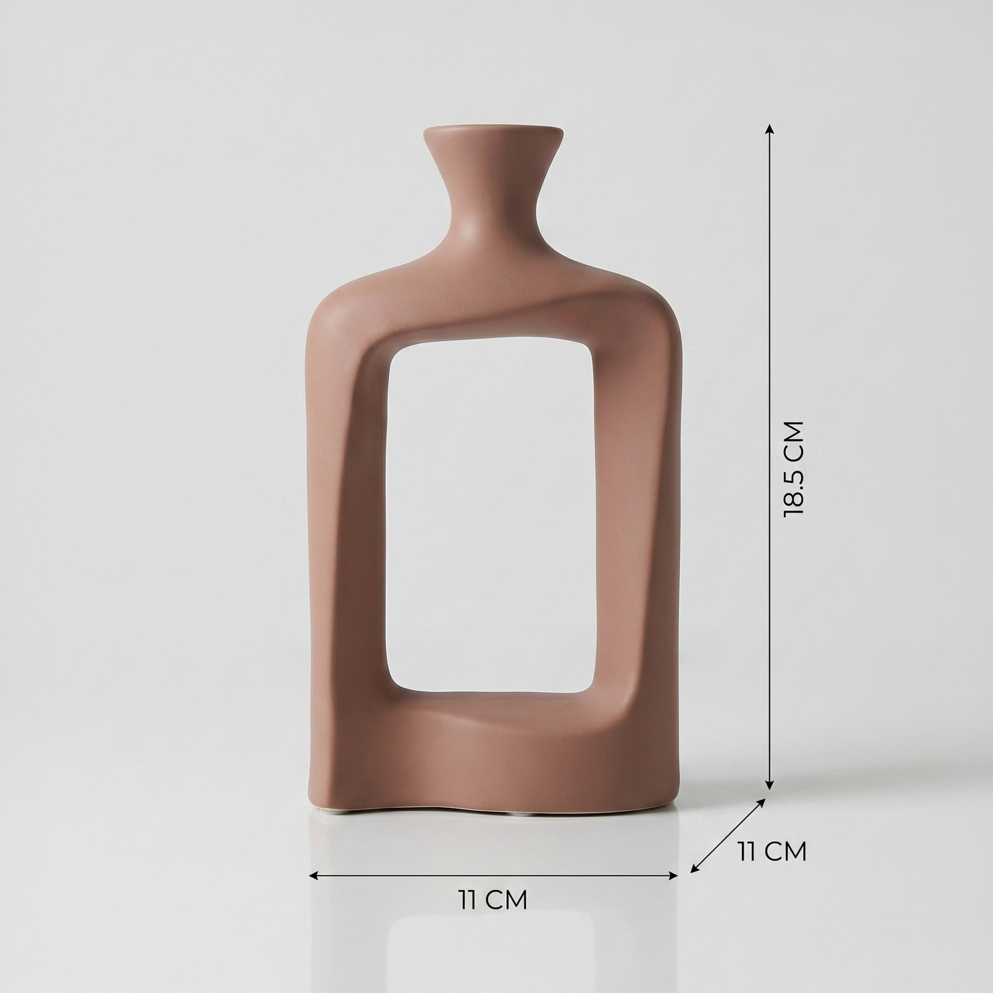 Mauve Ceramic Vase By Zodiya-2