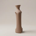 Mauve Terracotta Hollow Ceramic Flower Vase by Zodiya