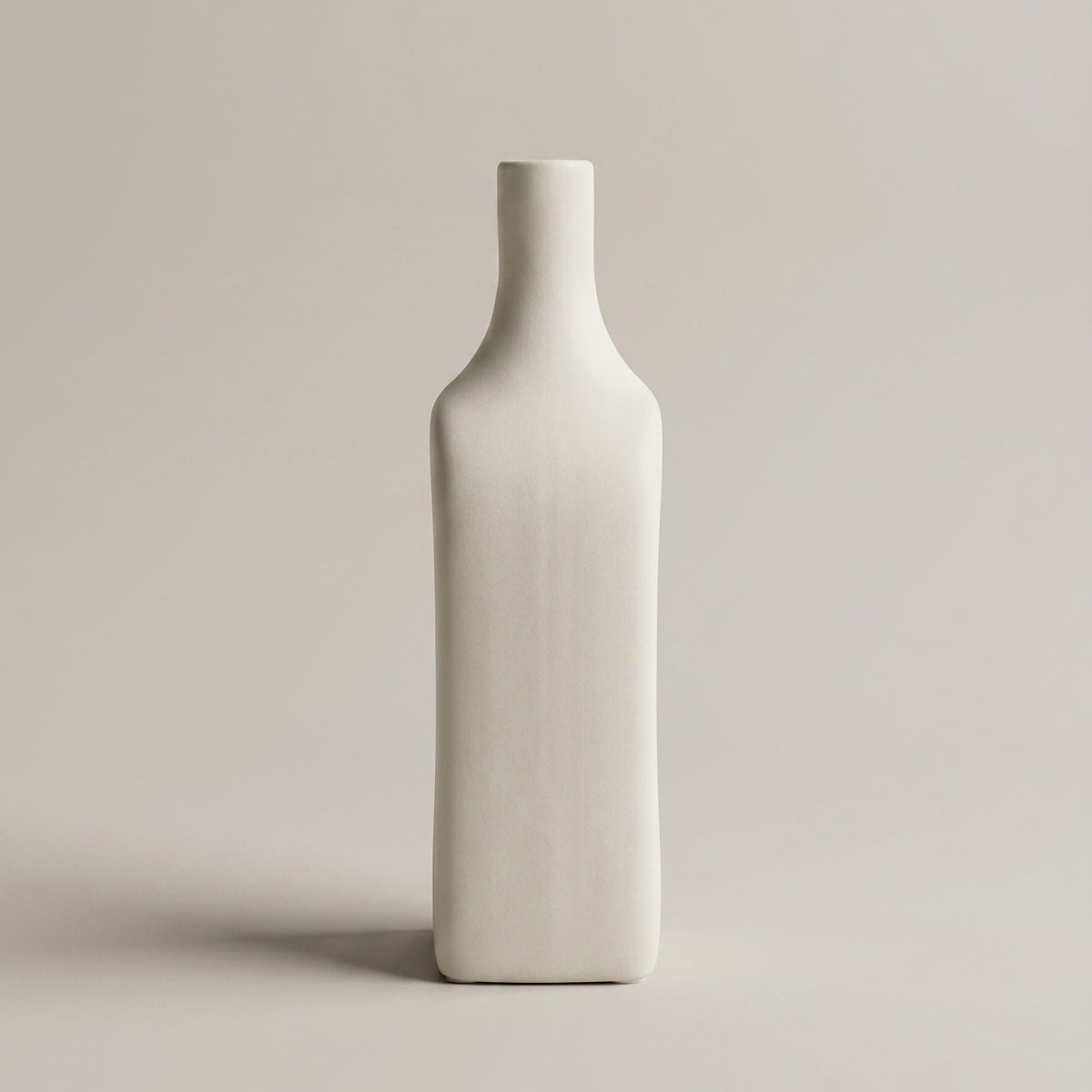 Mauve Off-White Hollow Arch Ceramic Vase By Zodiya
