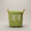 Green Plastic Laundry Basket By Zodiya