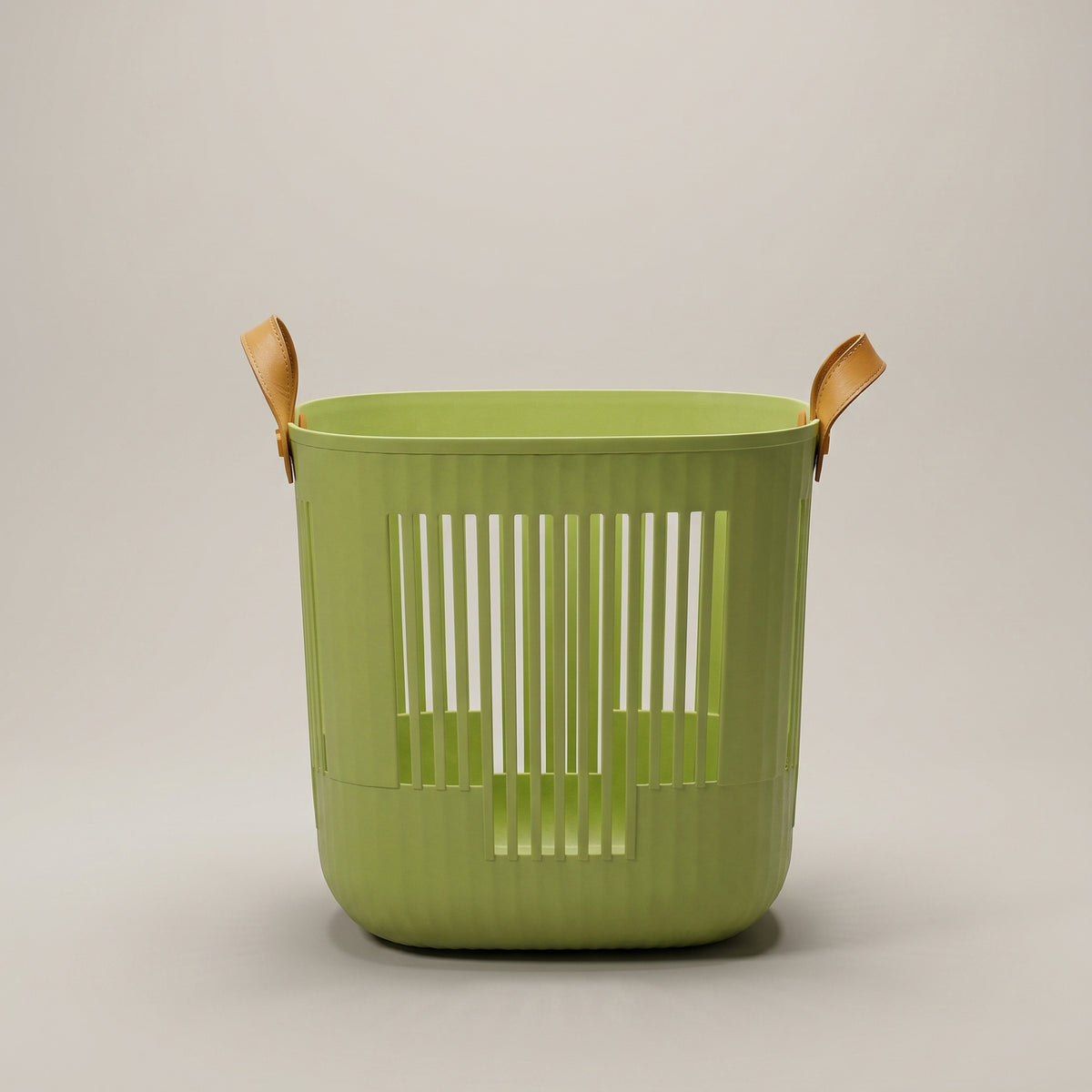 Green Plastic Laundry Basket By Zodiya