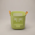 Green Plastic Laundry Basket By Zodiya