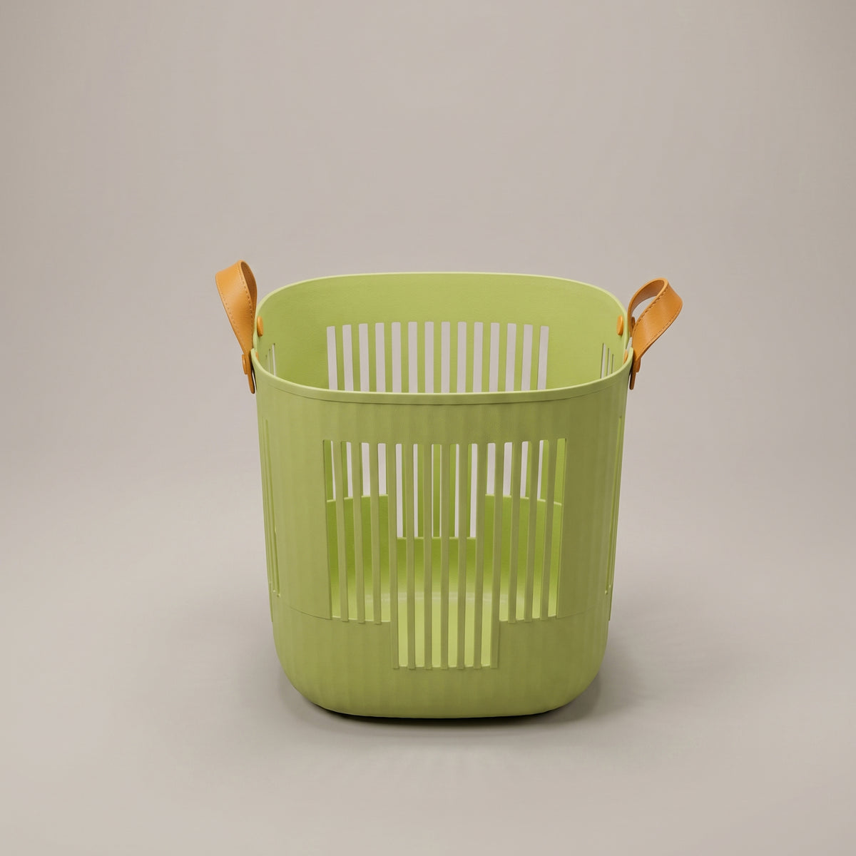 Green Plastic Laundry Basket By Zodiya