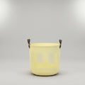 Beige Plastic Laundry Basket with Handles By Zodiya