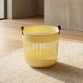 Beige Plastic Laundry Basket (medium) by Zodiya
