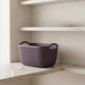 Large Purple Multipurpose Organiser Basket By Zodiya