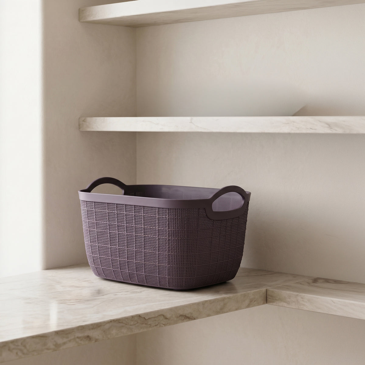Large Purple Multipurpose Organiser Basket By Zodiya