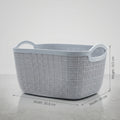 Grey Multipurpose Organiser Basket by Zodiya