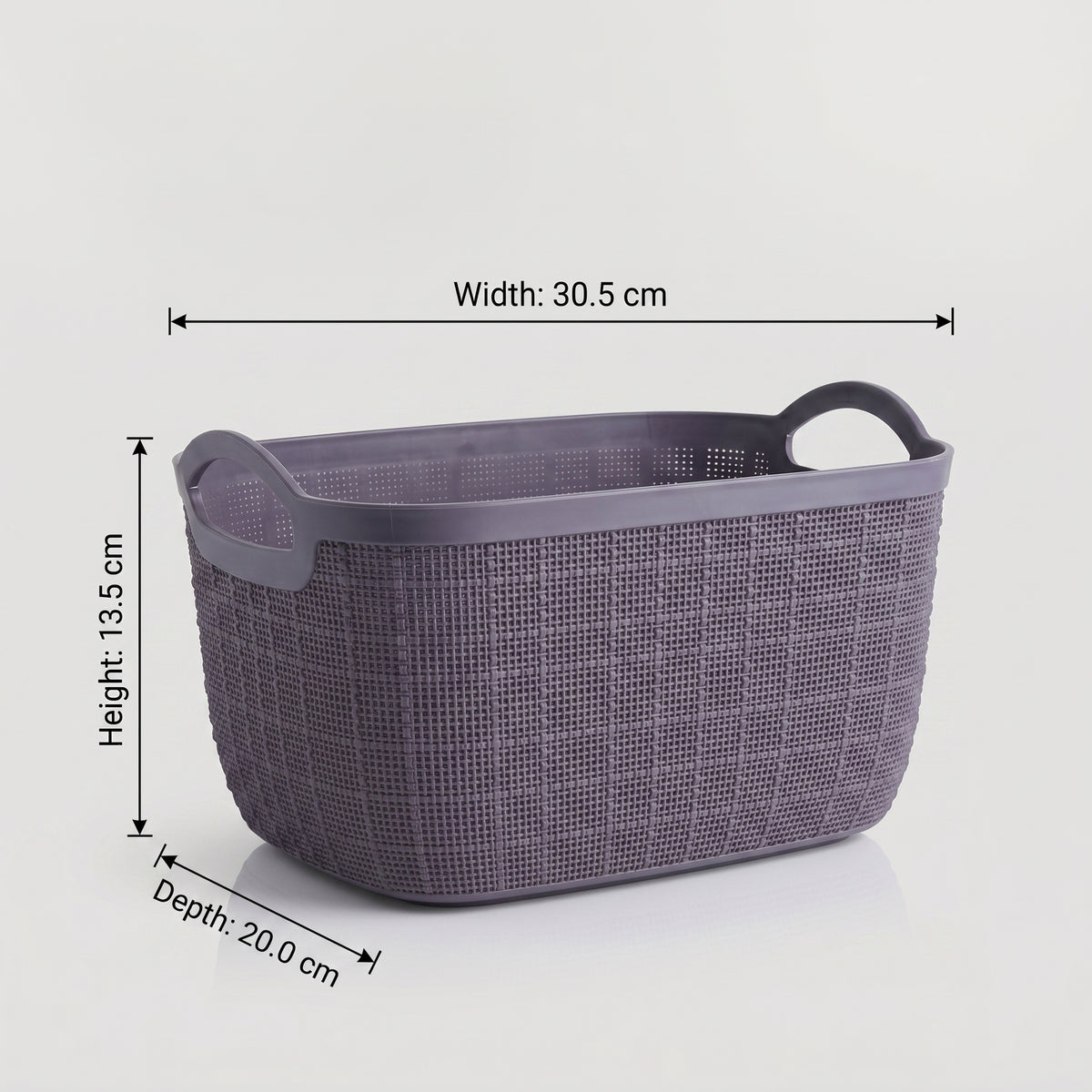 Purple Multipurpose Organiser Basket by Zodiya