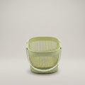 Beige Multipurpose Organiser Basket with Handle by Zodiya