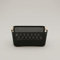 Black Multipurpose Storage Basket with Wooden Handles by Zodiya