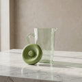 Green Glass Water Jug by Zodiya
