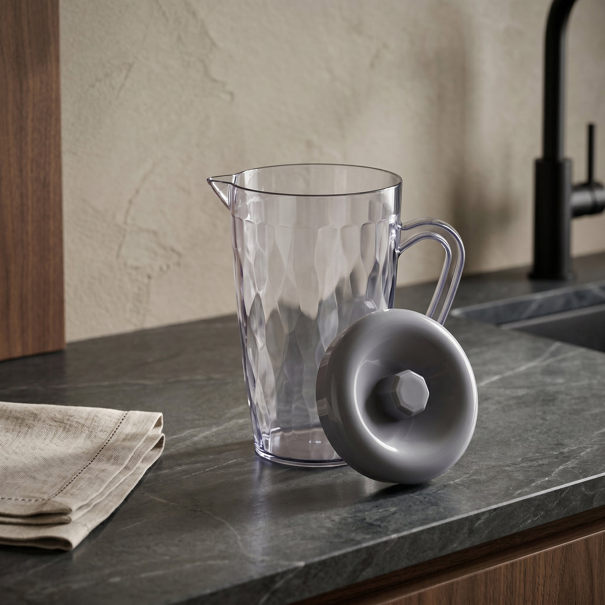Grey Plastic Water Jug by Zodiya