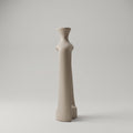MAUVE Beige Center Cutout Ceramic Flower Vase by Zodiya