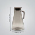 Black Glass Water Jug by Zodiya