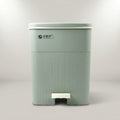 Grey Trash Bin with Pedal By Zodiya