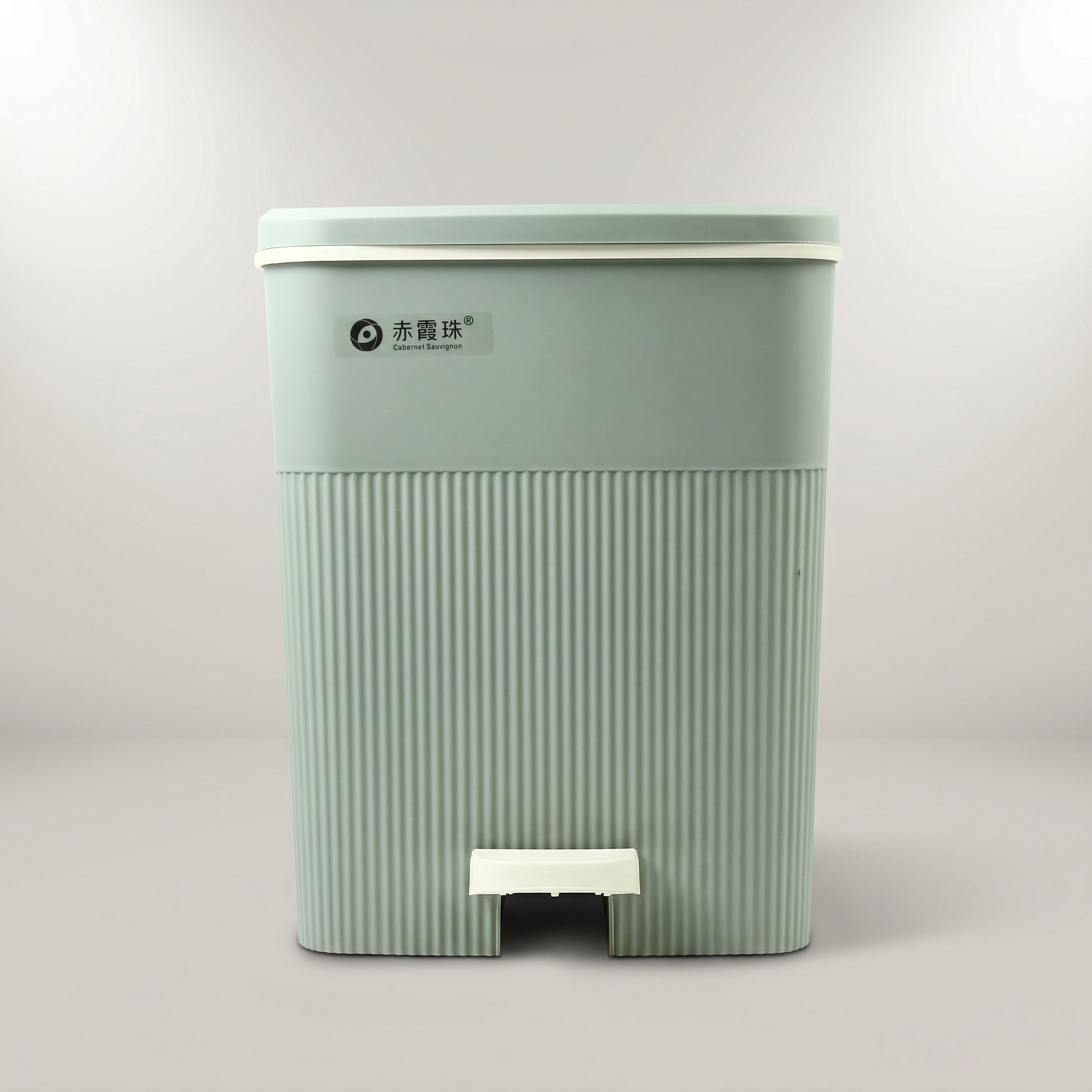 Grey Trash Bin with Pedal By Zodiya-3