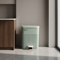 Grey Trash Bin with Pedal By Zodiya