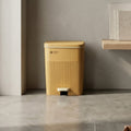 Orange Trash Bin with Pedal by Zodiya