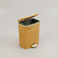Orange Trash Bin with Pedal by Zodiya