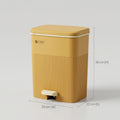 Orange Trash Bin with Pedal by Zodiya
