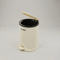 Cream Trash Bin by Zodiya