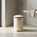 Cream Trash Bin by Zodiya