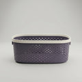 Purple Multipurpose Organiser Basket by Zodiya