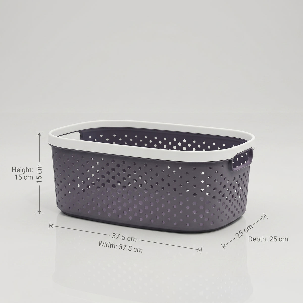 Purple Multipurpose Organiser Basket by Zodiya